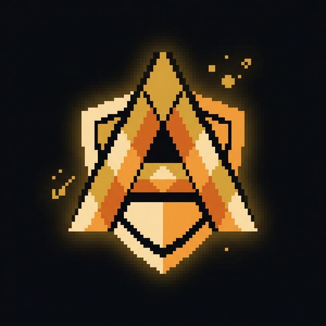 Anthropic pixel portrait