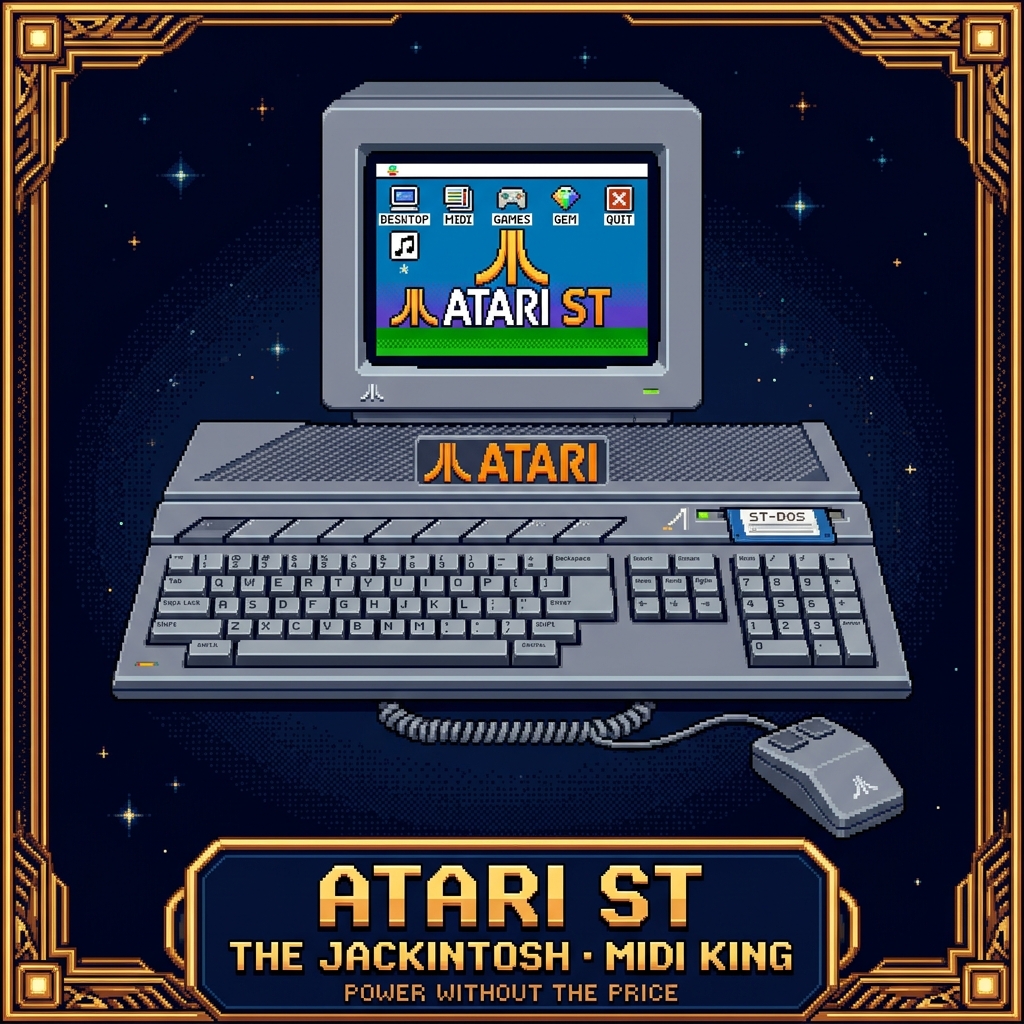 Atari ST pixel portrait