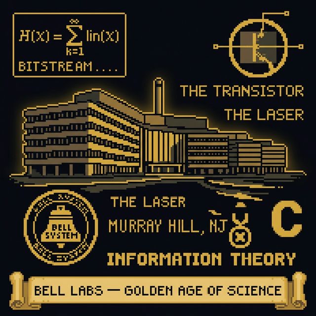 Bell Labs pixel portrait