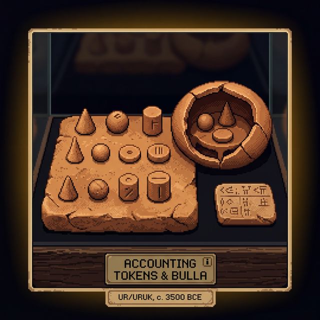 Calculi — The Pebble Accountants pixel portrait