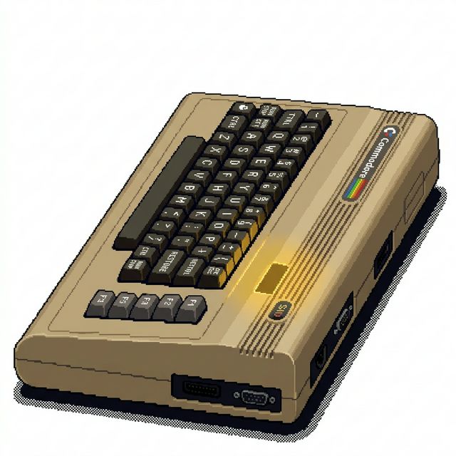 Commodore 64 pixel portrait