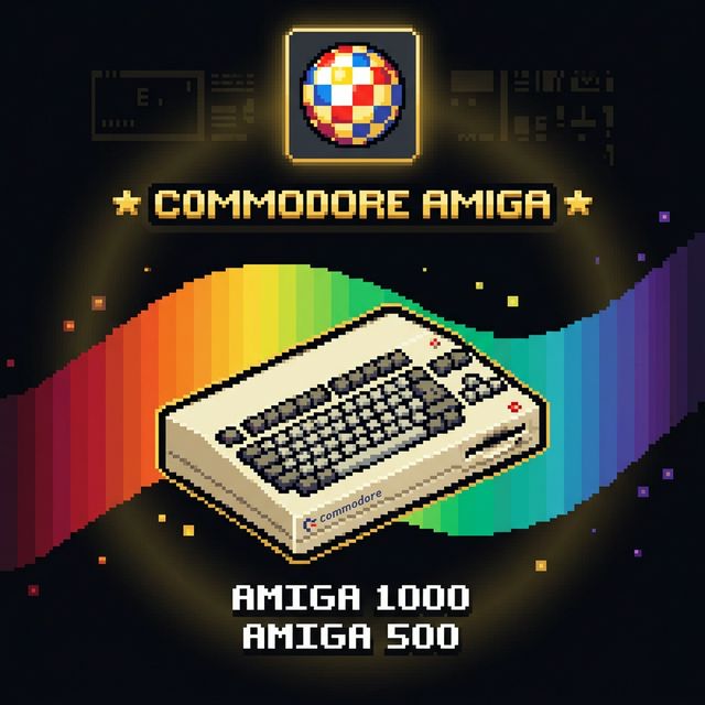 Commodore Amiga pixel portrait