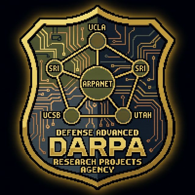 DARPA pixel portrait