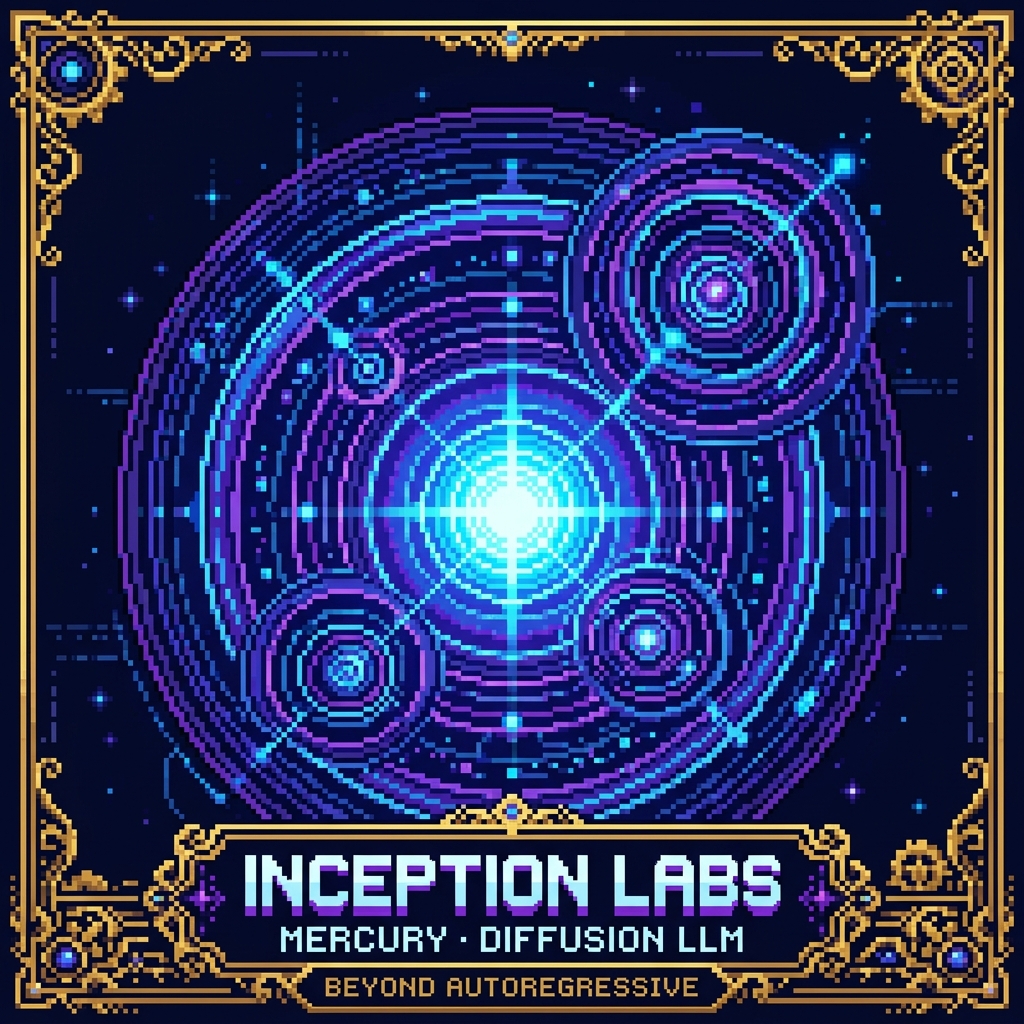 Inception Labs pixel portrait