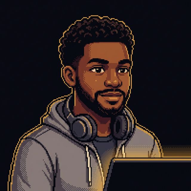KC pixel portrait