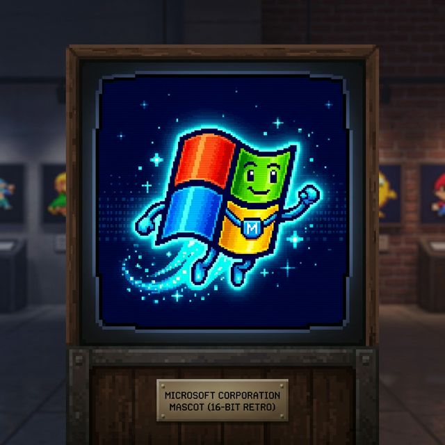 Microsoft pixel portrait