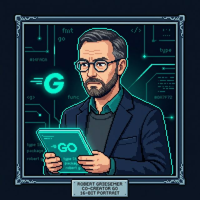 Robert Griesemer pixel portrait
