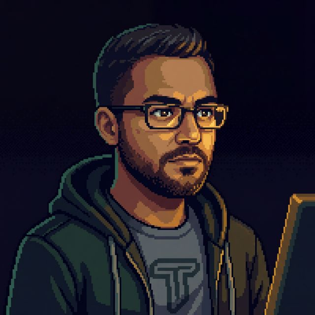 TJ DeVries pixel portrait