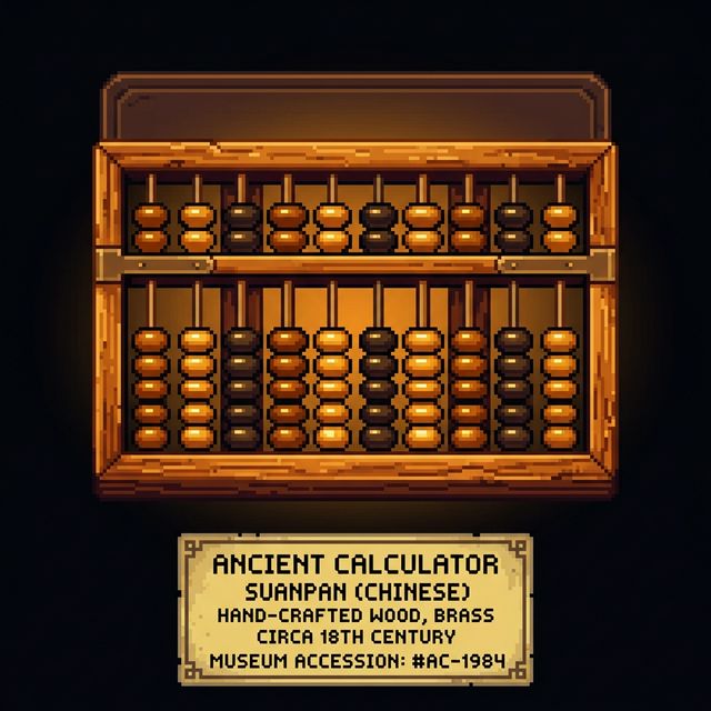 The Abacus pixel portrait
