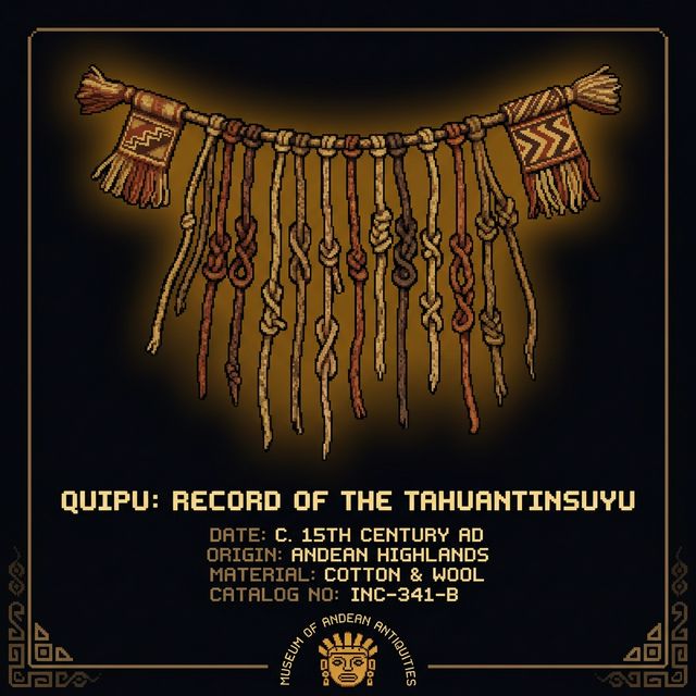 The Quipu pixel portrait