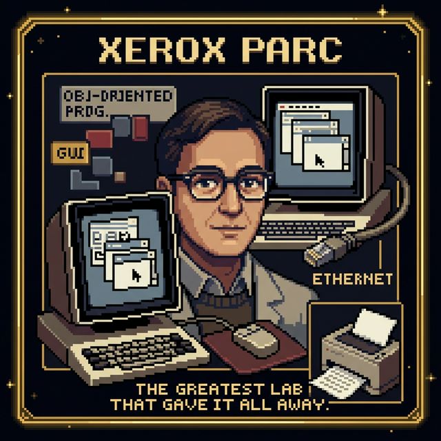 Xerox PARC pixel portrait